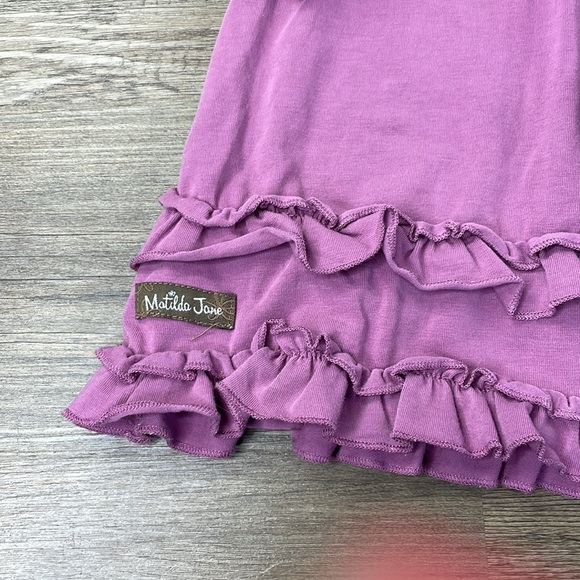 Matilda Jane Little Girls Maroon Purple Quinn Dress, Diaper Cover 18-24 Months - Picture 6 of 7